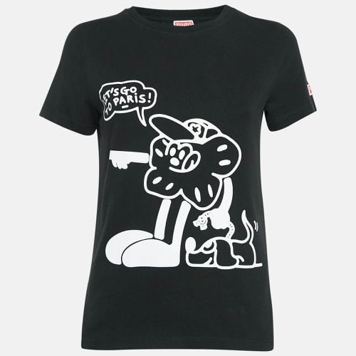 Boke Boy Travels Print Cotton T-Shirt S - Kenzo - Modalova