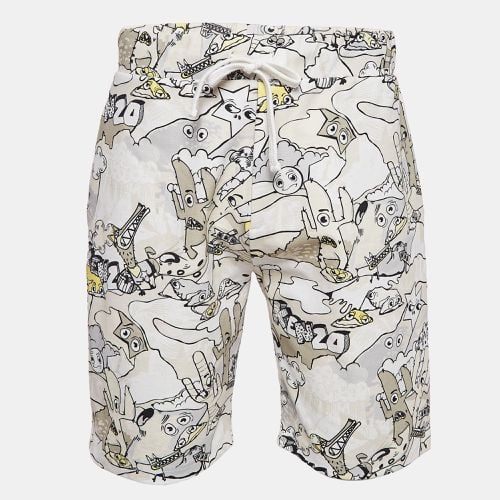 Printed Cotton Knit Shorts L - Kenzo - Modalova