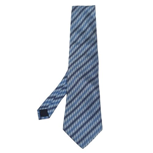 Striped Jacquard Silk Tie - Lanvin - Modalova