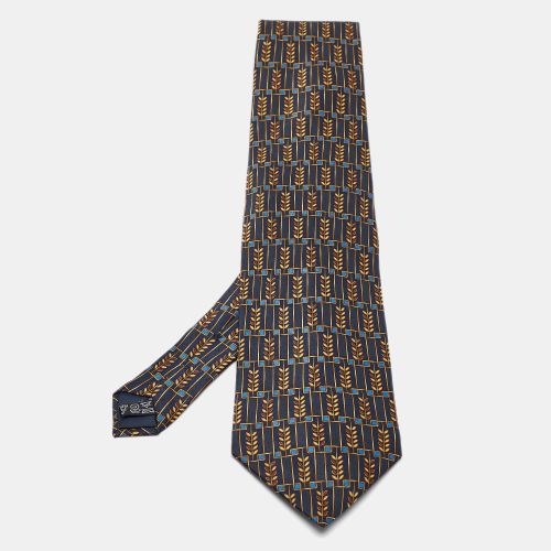 Printed Satin Silk Traditional Tie - Lanvin - Modalova