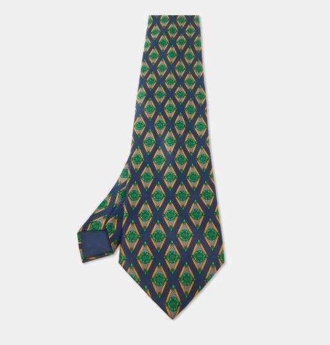 Printed Satin Silk Traditional Tie - Lanvin - Modalova