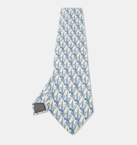 Printed Silk Traditional Tie - Lanvin - Modalova