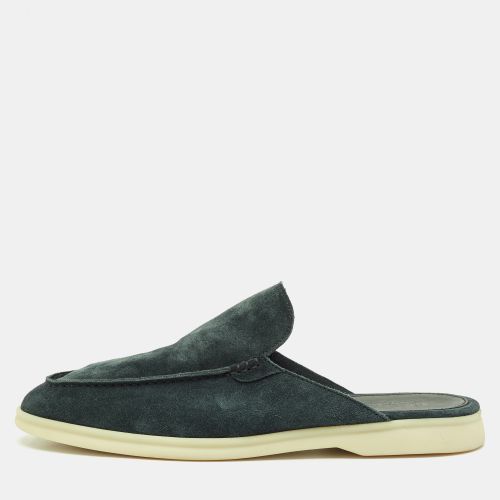 Dark Suede Babouche Walk Mules Size 42.5 - Loro Piana - Modalova