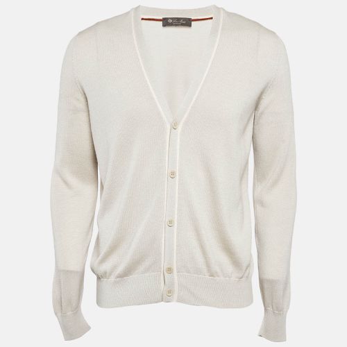 Cashmere Knit Button Front Cardigan L - Loro Piana - Modalova