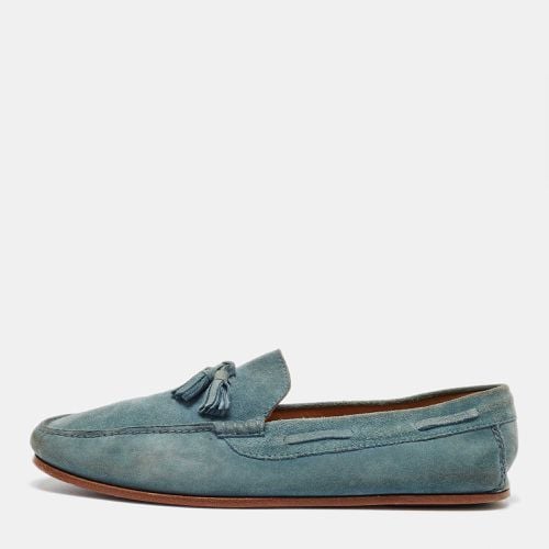 Suede Tassel Detail Slip On Loafers Size 42 - Loro Piana - Modalova