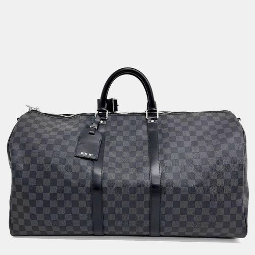 Graphite Bandouliere Keepall 55 Bag - Louis Vuitton - Modalova