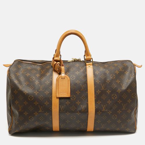 Monogram Canvas Keepall 50 Bag - Louis Vuitton - Modalova