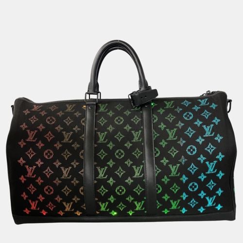 Canvas Monogram Light Up Keepall Bandouliere 50 Weekender Bag - Louis Vuitton - Modalova