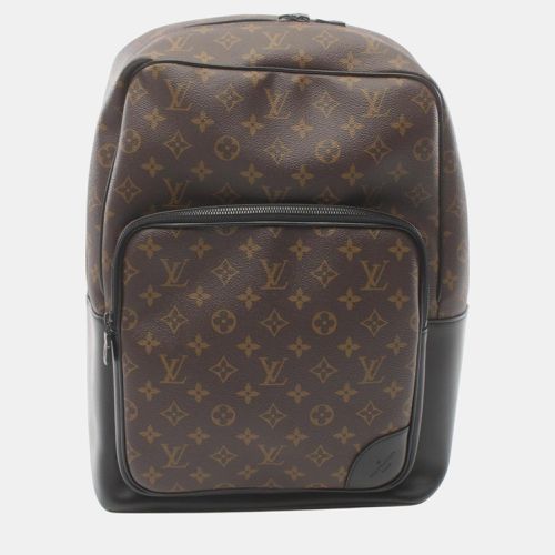 Coated Canvas Leather Monogram Macassar Dean Backpack - Louis Vuitton - Modalova