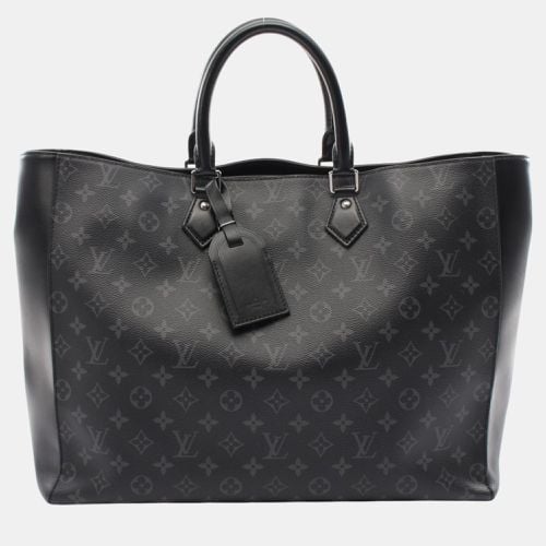 Coated Canvas Leather Grand Sac Monogram Eclipse Tote Bag - Louis Vuitton - Modalova