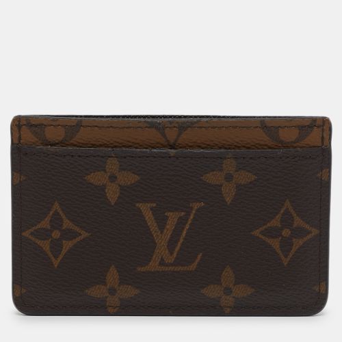 Monogram Reverse Canvas Card Holder - Louis Vuitton - Modalova