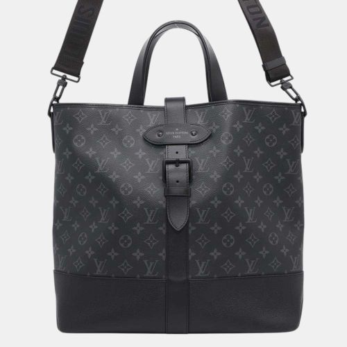 Monogram Eclipse Saumur Tote Bag - Louis Vuitton - Modalova