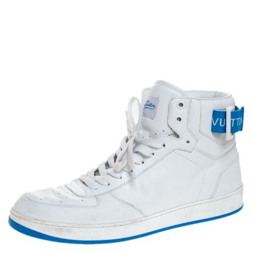 Blue Leather Rivoli High Top Sneakers Size 42 - Louis Vuitton - Modalova