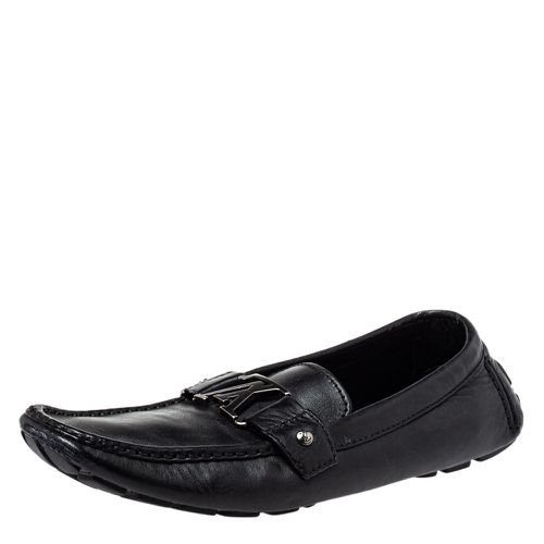 Leather Monte Carlo Slip on Loafer Size 44 - Louis Vuitton - Modalova