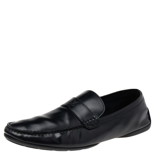 Leather Slip on Loafers Size 44.5 - Louis Vuitton - Modalova