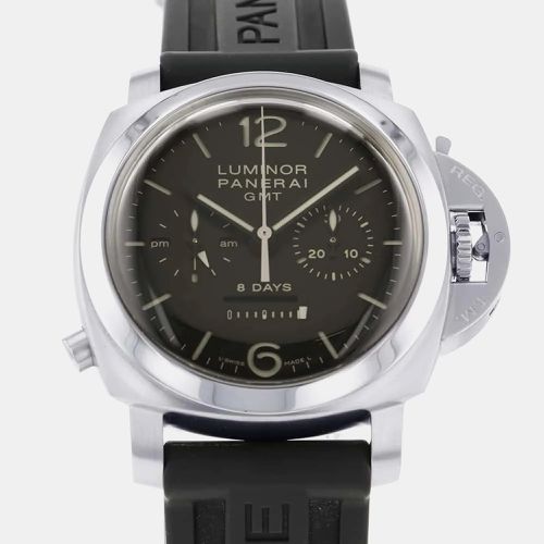 Stainless Steel Luminor Manual Winding Men's Wristwatch 44 mm - Panerai - Modalova