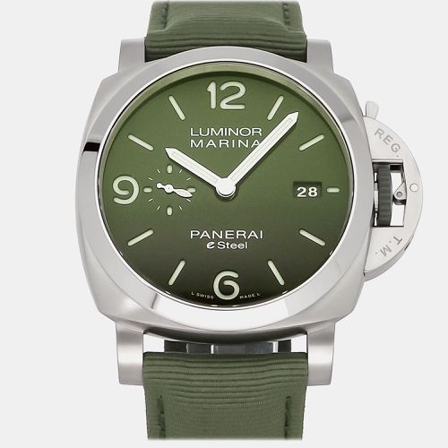 Stainless Steel Luminor Marina PAM01356 Automatic Men's Wristwatch 44 mm - Panerai - Modalova