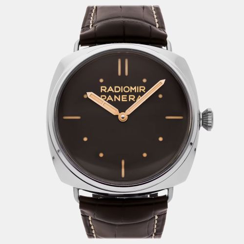 Stainless Steel Radiomir PAM00232 Manual Winding Men's Wristwatch 47 mm - Panerai - Modalova