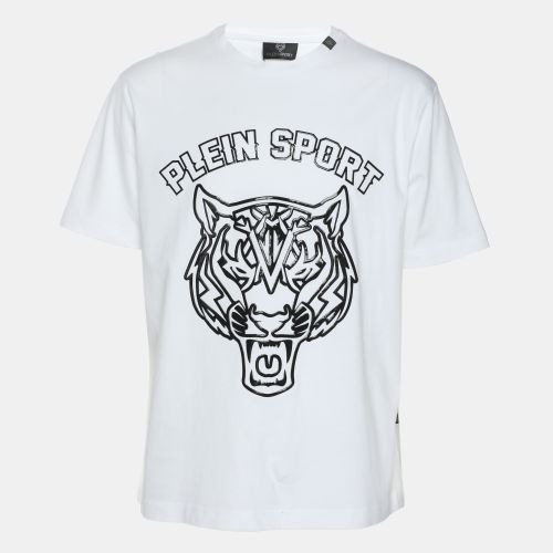Jersey Tiger Print T-Shirt L - Plein Sport - Modalova