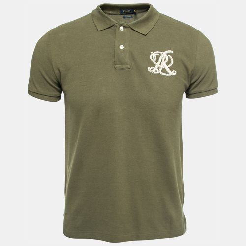 Cotton Logo Embellished Polo T-Shirt M - Polo Ralph Lauren - Modalova