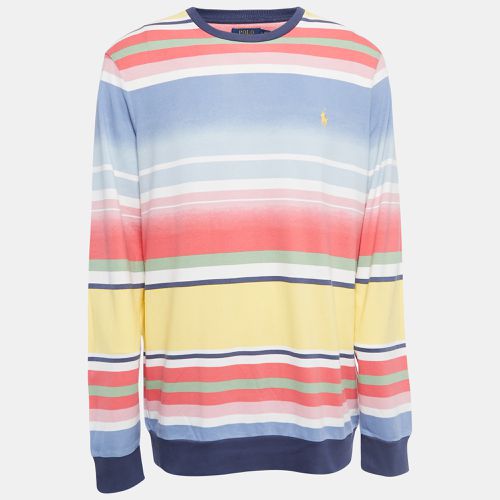 Striped Cotton Knit Long Sleeve T-Shirt L - Polo Ralph Lauren - Modalova