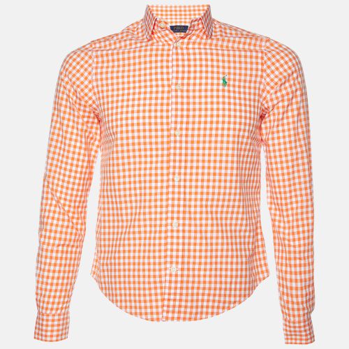 Gingham Check Cotton Long Sleeve Shirt S - Polo Ralph Lauren - Modalova