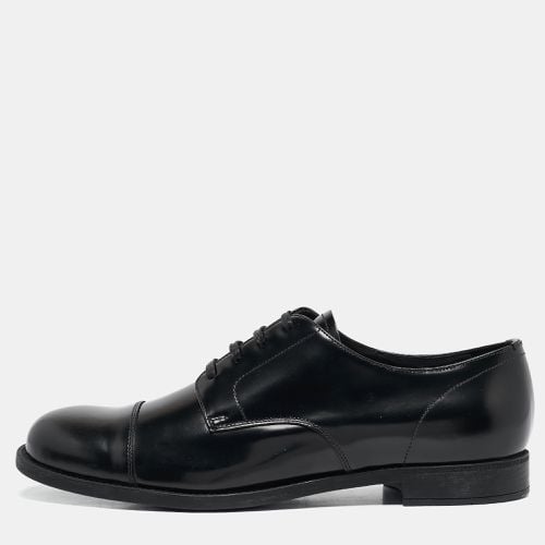 Brushed Leather Lace Up Derby Size 43 - Prada - Modalova