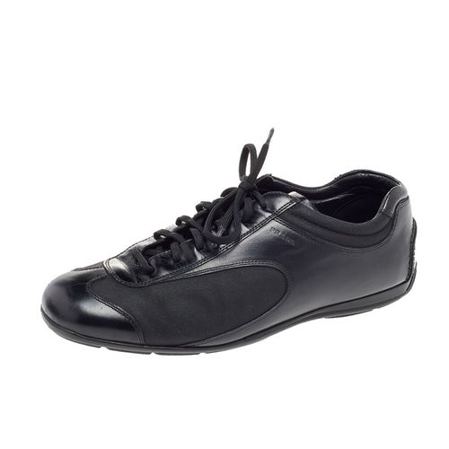 Leather And Nylon Low Top Sneakers Size 42 - Prada Sport - Modalova