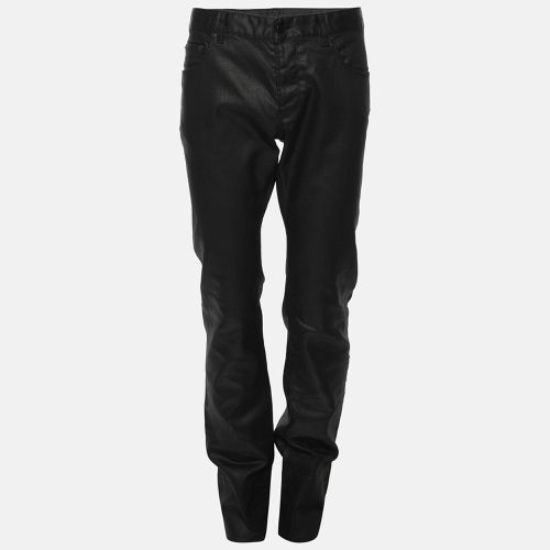 Indigo Cotton Blend Tapered Fit Pants L - Prada - Modalova