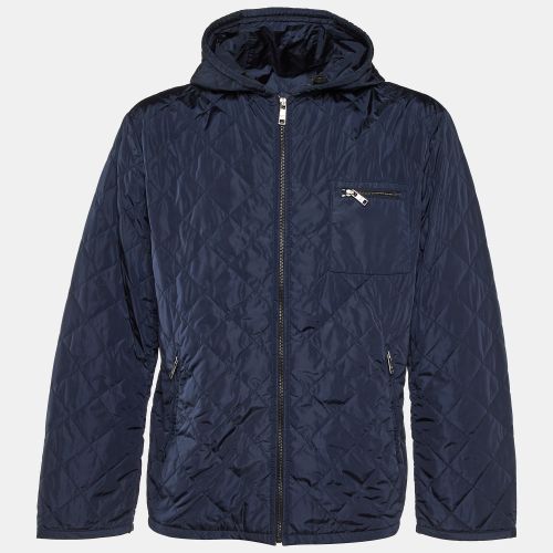 Nylon Quilted Zip Up Jacket XL - Prada - Modalova