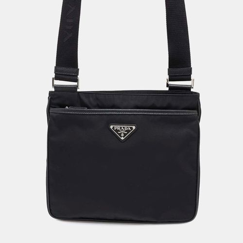 Nylon Saffiano Leather Shoulder Bag - Prada - Modalova