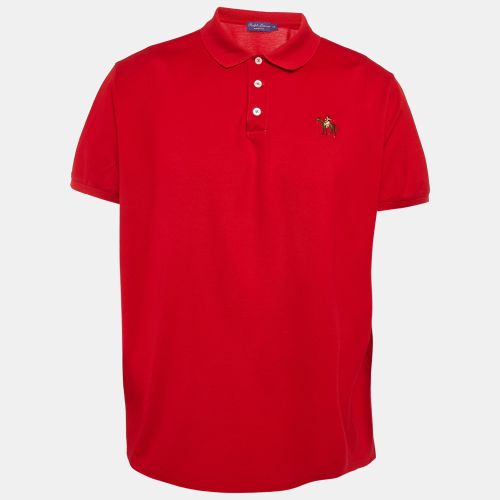 Cotton Pique Polo T-Shirt XXL - Ralph Lauren Purple Label - Modalova