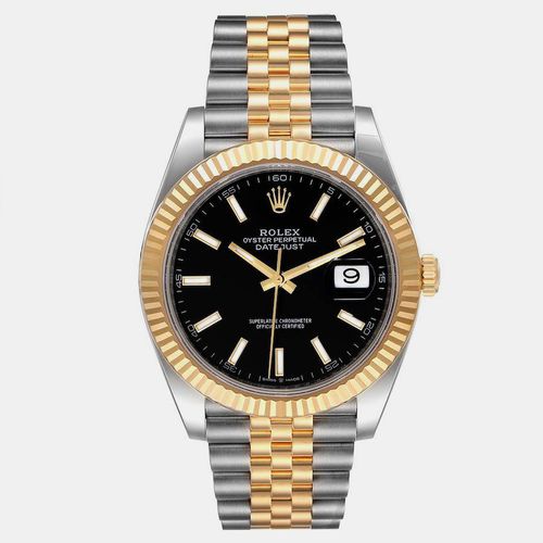 K Yellow Gold Stainless Steel Datejust 126333 Men's Wristwatch 41 mm - Rolex - Modalova