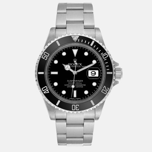 Submariner Date Dial Steel Men's Watch 16610 40 mm - Rolex - Modalova