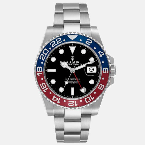 GMT Master II Blue Red Pepsi Bezel Steel Men's Watch 40.0 mm - Rolex - Modalova