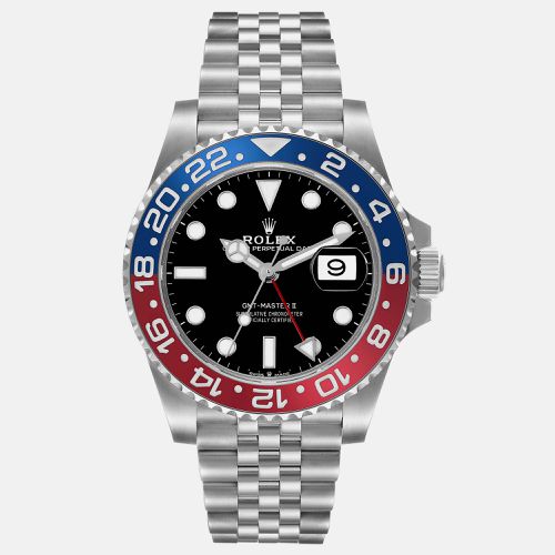 GMT Master II Blue Red Pepsi Bezel Steel Men's Watch 40.0 mm - Rolex - Modalova