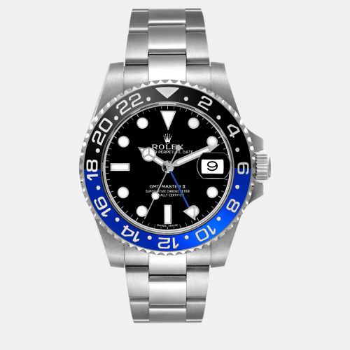 GMT Master II Blue Batman Bezel Steel Men's Watch 116710 - Rolex - Modalova