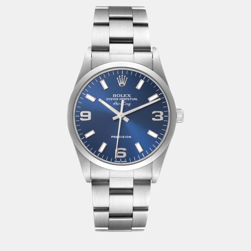 Air King 34mm Dial Smooth Bezel Steel Men's Watch 14000 - Rolex - Modalova