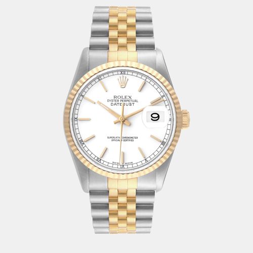 Datejust Dial Steel Yellow Gold Men's Watch 16233 - Rolex - Modalova