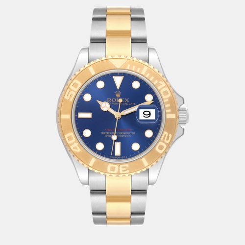 Yachtmaster 40mm Steel Yellow Gold Dial Men's Watch 16623 - Rolex - Modalova