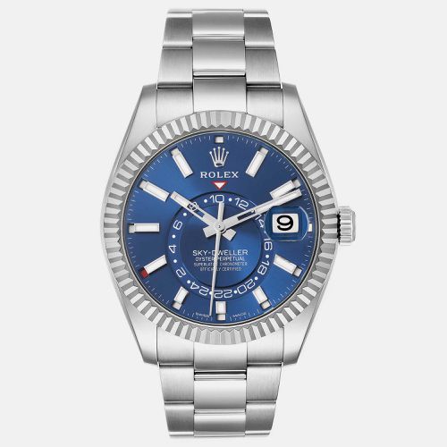 Sky-Dweller Dial Steel White Gold Men's Watch 42.0 mm - Rolex - Modalova