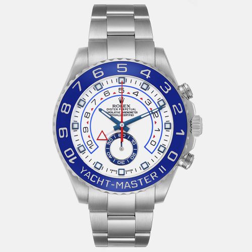 Yachtmaster II Steel Blue Cerachrom Bezel Men's Watch 44.0 mm - Rolex - Modalova