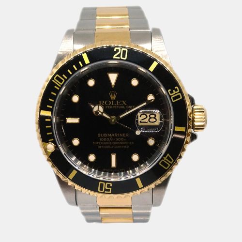 Stainless Steel Submariner 16613 Automatic Men's Wristwatch 40 mm - Rolex - Modalova