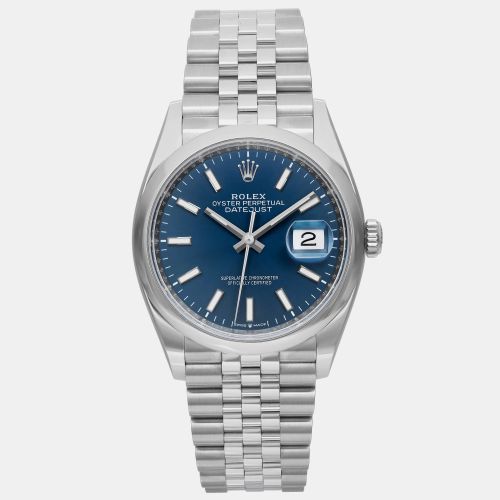 Stainless Steel Datejust 126200 Automatic Men's Wristwatch 36 mm - Rolex - Modalova