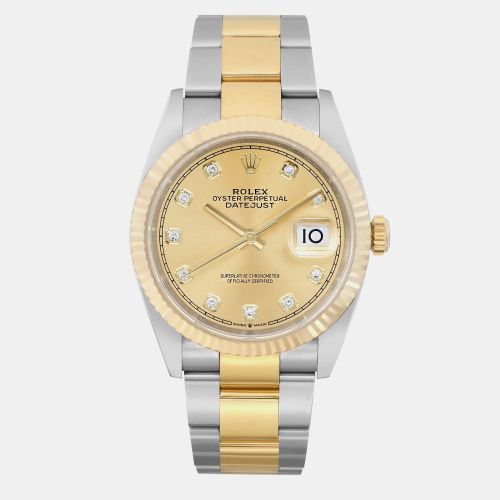 K Rose Stainless Steel Datejust 126233 Automatic Women's Wristwatch 36mm - Rolex - Modalova