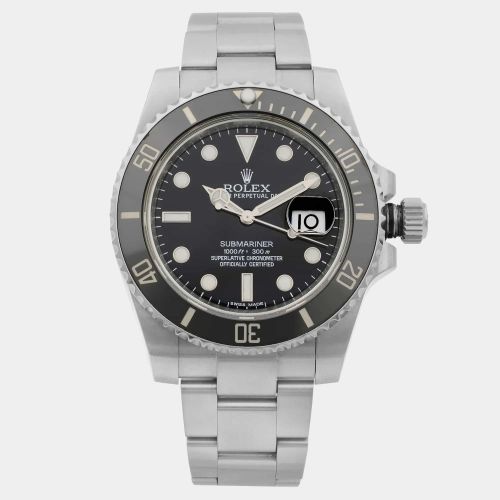 Cerarmic Stainless Steel 116610LN Submariner Automatic Men's Wristwatch 40 mm - Rolex - Modalova