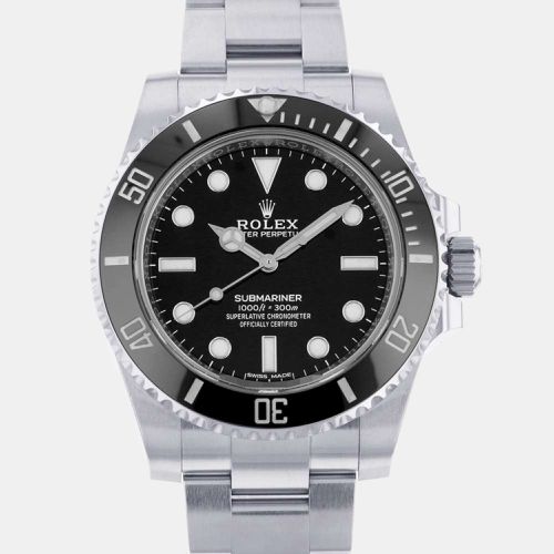 Stainless Steel Submariner 114060 Automatic Men's Wristwatch 40 mm - Rolex - Modalova