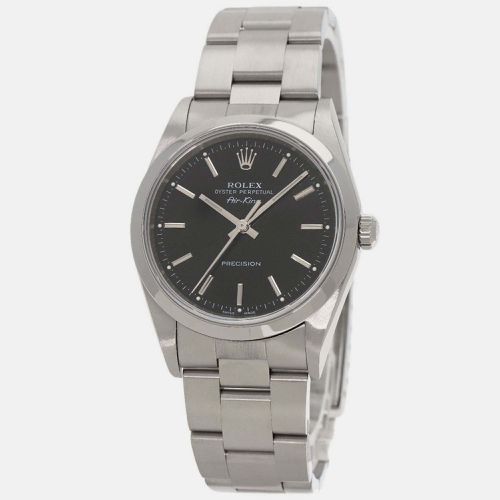 Stainless Steel Air-King 14000M Automatic Men's Wristwatch 34 mm - Rolex - Modalova