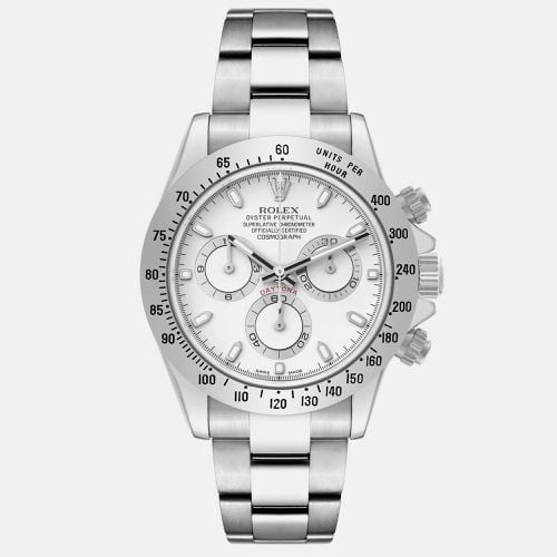 Daytona Chronograph Dial Steel Mens Watch 116520 - Rolex - Modalova