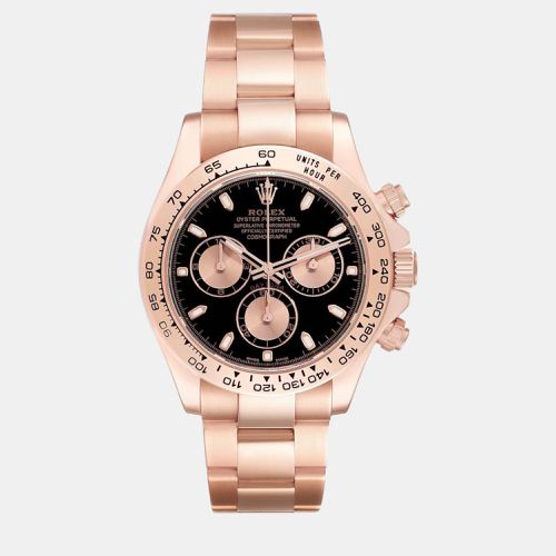 Daytona Dial Rose Gold Mens Watch 116505 40 mm - Rolex - Modalova